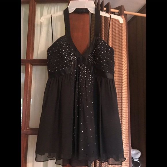 Express black sparkle halter top - Picture 6 of 6